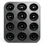 Tiawudi Mini Fluted Tube Pan Nonstick Oven Safe 12 Cavity-0
