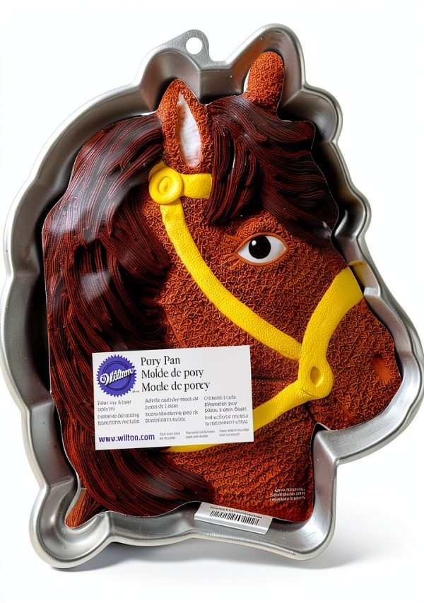 Wilton Pony Cake Pan Aluminum Nonstick Birthday Baking-5