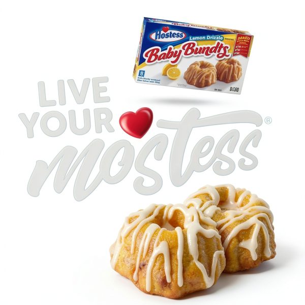 Hostess Lemon Drizzle Bundt Cakes Snack 48 Count-8