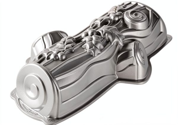 Nordic Ware Yule Log Cake Pan Aluminum Rectangular-0