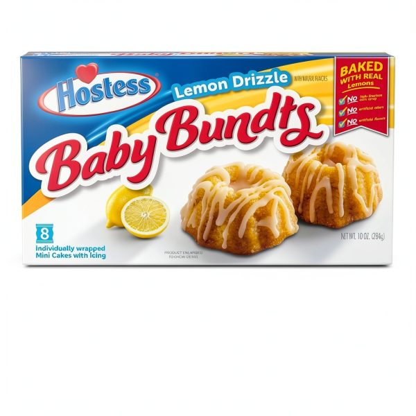 Hostess Lemon Drizzle Bundt Cakes Snack 48 Count-3
