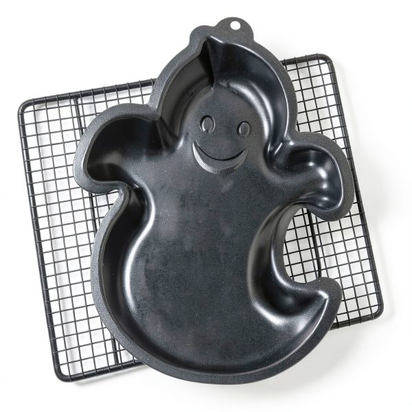 Kefyixc Ghost Cake Pan Aluminum Oven Safe Halloween Baking-3
