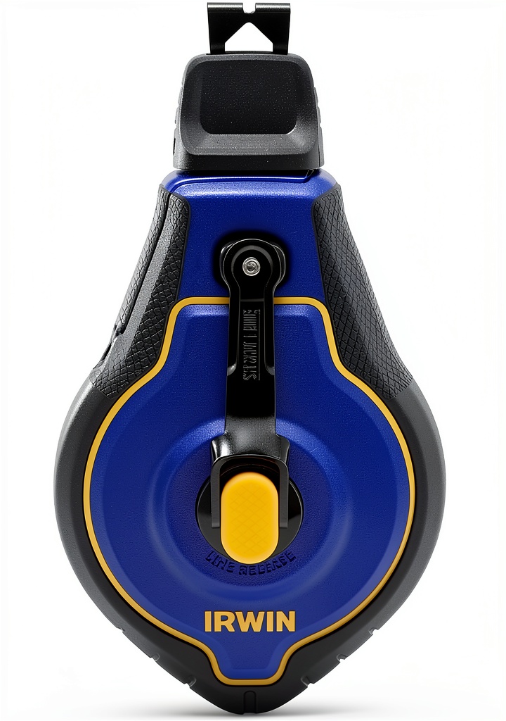 IRWIN Speedline Pro Chalk Reel in use on a construction site