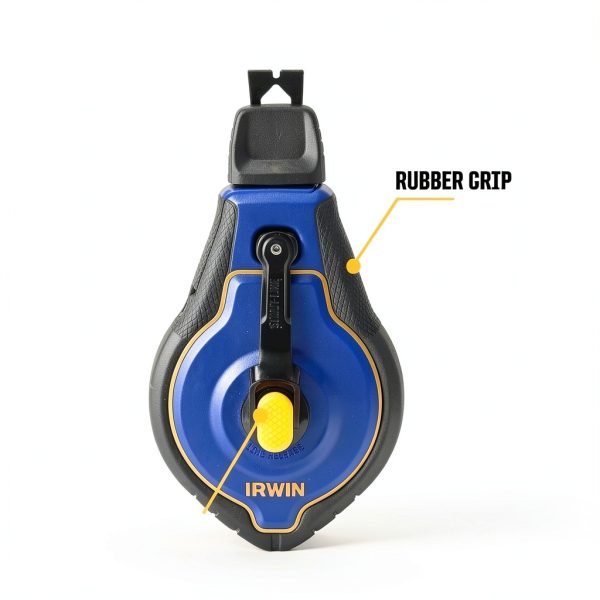 IRWIN Chalk Line Tool 100ft Red Pro Reel-2