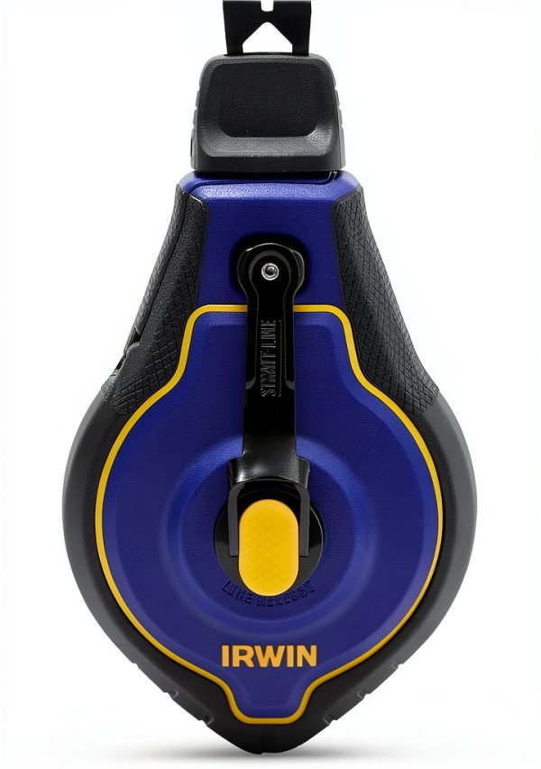 IRWIN Chalk Line Tool 100ft Red Pro Reel-5