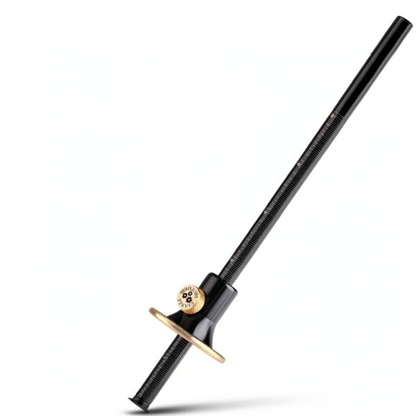 Clarke Brothers Brass Marking Gauge Wheel 8in Retractable Scriber-8