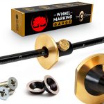 Clarke Brothers Brass Marking Gauge Wheel 8in Retractable Scriber-0