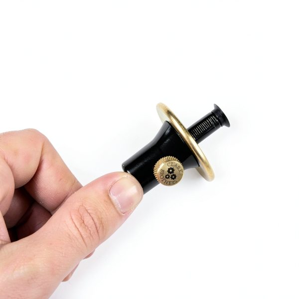 Clarke Brothers Brass Marking Gauge Wheel 8in Retractable Scriber-6