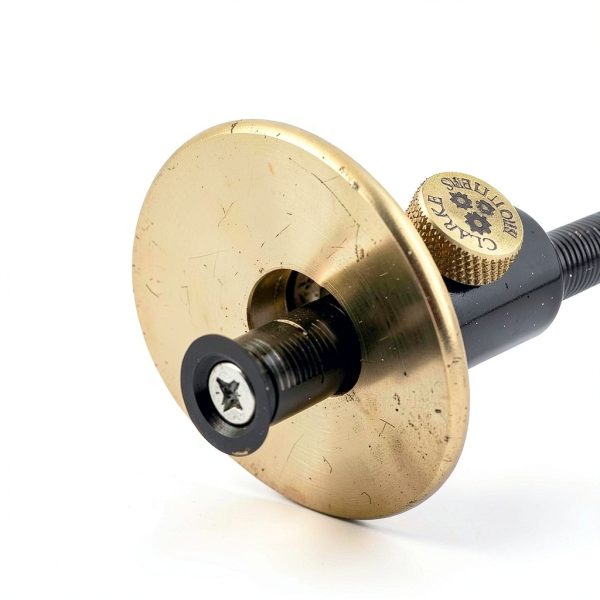 Clarke Brothers Brass Marking Gauge Wheel 8in Retractable Scriber-4
