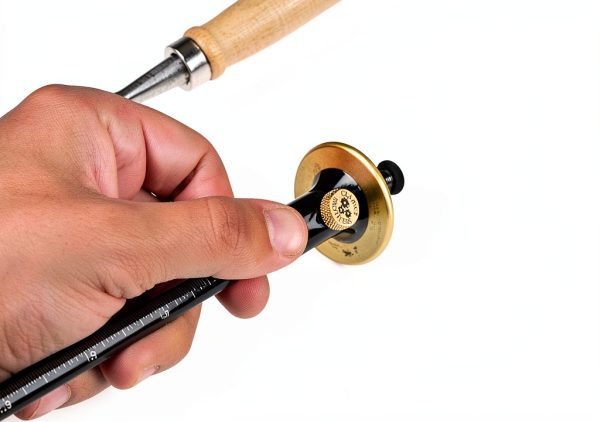 Clarke Brothers Brass Marking Gauge Wheel 8in Retractable Scriber-7