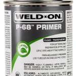 Weld-On PVC/CPVC Primer 10213 P-68 Fast Active Low-VOC 1/2 Pint-0