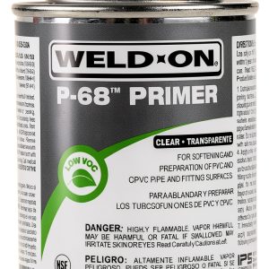 Weld-On PVC/CPVC Primer 10213 P-68 Fast Active Low-VOC 1/2 Pint-0