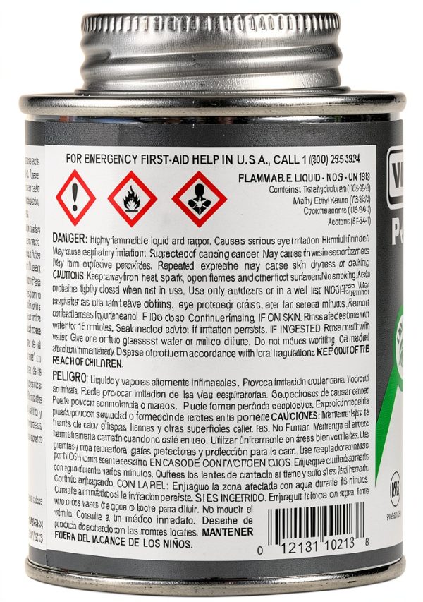 Weld-On PVC/CPVC Primer 10213 P-68 Fast Active Low-VOC 1/2 Pint-3
