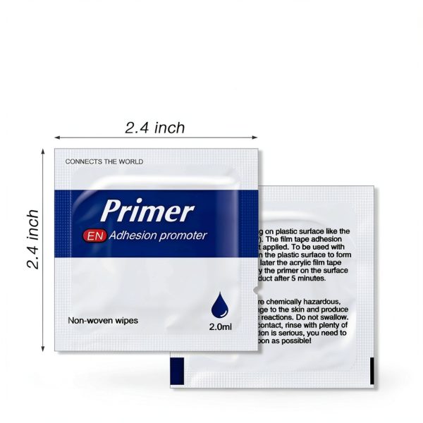 Threlaco 16pcs 2ml Adhesion Promoter Plastic Double Tape Primer-1
