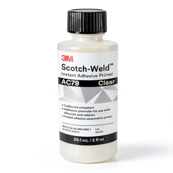 3M Scotch-Weld Instant Adhesive Primer AC79, Clear, 2 fl oz Bottle-0