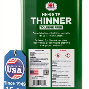 HH-66 Toluene Free Thinner 16 oz RH Adhesives - Vinyl Cement Cleaner-0
