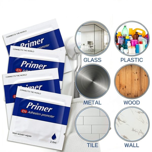 20 Pcs Adhesion Promoter, High-Performance Adhesion Promoter for Plastic, Trim & Automotive Tape, Adhesive Primer Enhancing The Adhesion of Double-Sided Mounting and Molding Tapes (Zhunianji-001)-1
