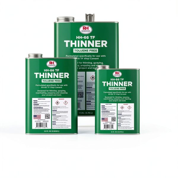 HH-66 Toluene Free Thinner 16 oz RH Adhesives - Vinyl Cement Cleaner-5