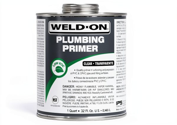 Weld-On 14030 Plumbing PVC/CPVC Primer Fast Acting Low VOC 1 Quart-2