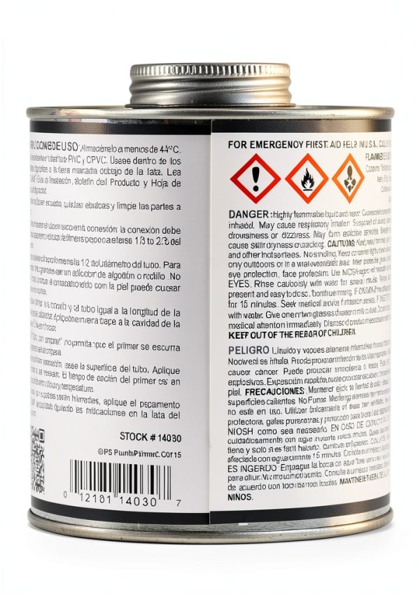 Weld-On 14030 Plumbing PVC/CPVC Primer Fast Acting Low VOC 1 Quart-3
